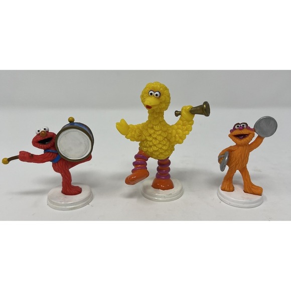 Wilton Other - 3 Sesame Street Henson Wilton 2113-3460 Cake Topper Figures Big Bird, Elmo & Zoe